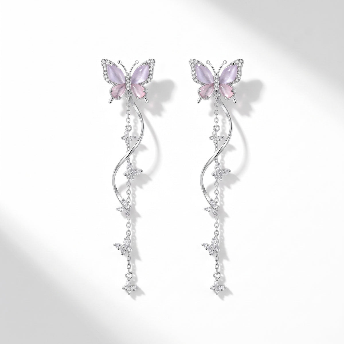 Nabi Earrings, Lilac