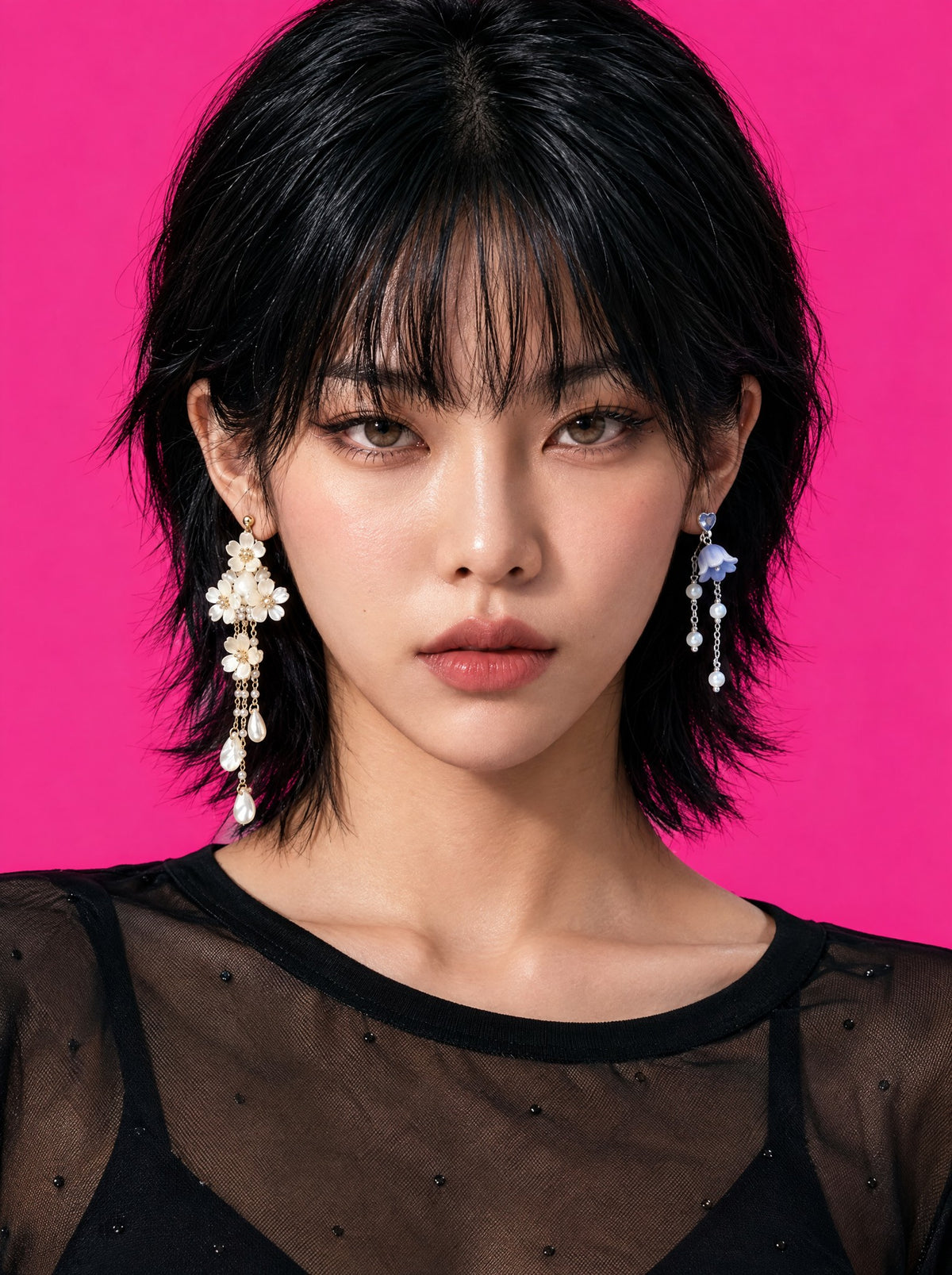 dangun-v-worn — The Ear Party Two Pairs Worn Mismatched, worn