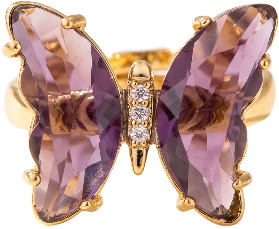 The Nabi Ring in violet, cut out on a transparent ground